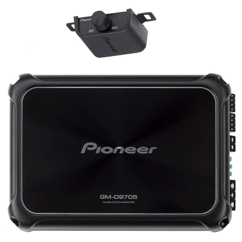 Pioneer GM-D9705 2000W Max 5-Channel GM Digital Champion Series Class-D Car Audio Stereo Amplifier w/ Wired Bass Boost Remote Pioneer GM-D9705 2000W Max 5-Channel GM Digital Champion Series Class-D Car Audio Stereo Amplifier w/ Wired Bass Boost Remote